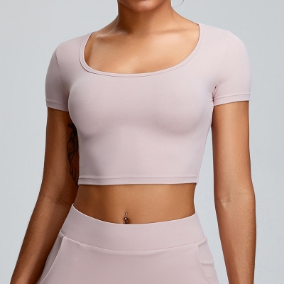 SKL-SYF TM0172 NUDE TIGHT YOGA TOP