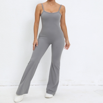 Adjustable Shoulder Straps And Backless Sexy Jumpsuit  QSCT109 