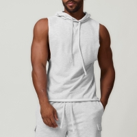 Men Gym Sports Tank Top With Hooded DWY1014