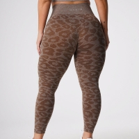 high waist seamless leopard legging 8171