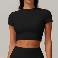 Ribbed Crop Yoga Top