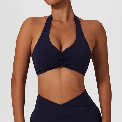 SKL-BWX6508-1 STRETCH HALTER YOGA BRA