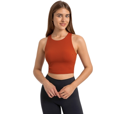 Racer Back Soft Material Yoga Bras