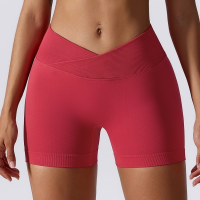 Scrunch Seamless V-Cut Yoga Shorts 4596