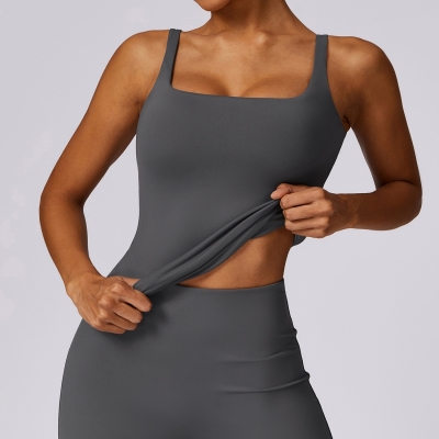 SKL-CBX8575 BRUSHED YOGA VEST