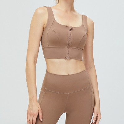 SKL-SYF TM0118 NUDE BACKLESS YOGA BRA