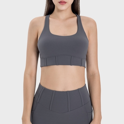 SKL-GSDSS107 HIGH STRETCHY BACKLESS YOGA BRA