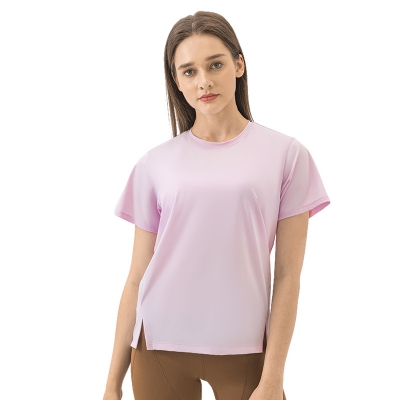 Breathable Quick Dry Solid Color Yoga T-shirts DSS059