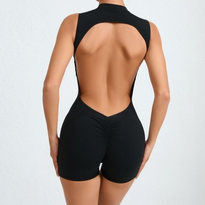 SKL-QSYL075 BACKLESS SLEVELESS JUMP SUIT