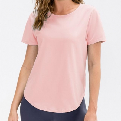 SKL-YD12218 QUICK DRY ROUND NECKLINE SHORT SLEEVE