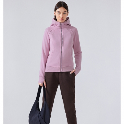 Thickened Warm Hooded Yoga Sports Coats DJ028