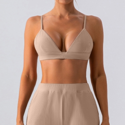 SKL-YW460 NUDE BACKLESS YOGA BRA