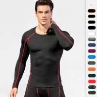 Men Fitness Gym Long Sleeve Shirt 1059