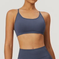 Seamless  Crossback Backless Yoga Bra 7655