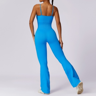 SKL-CLT7528 SEAMLESS SLING BACKLESS SLEEVELESS JUMPSUIT