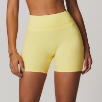 Soft Fabric High Waist Yoga Shorts 8863