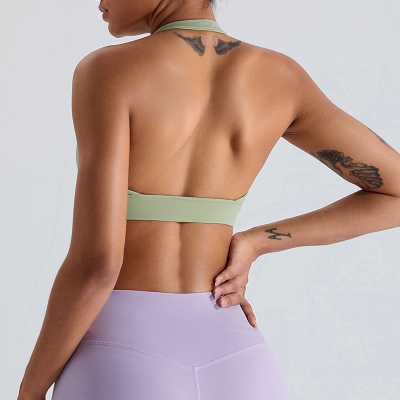 SKL-SYF TM0162 NUDE BACKLESS YOGA BRA